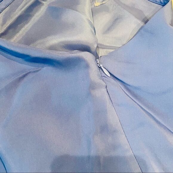 Annie Griffin Lilac Charlotte Ruffle Tiered Dress Size 4 - Picture 4 of 7